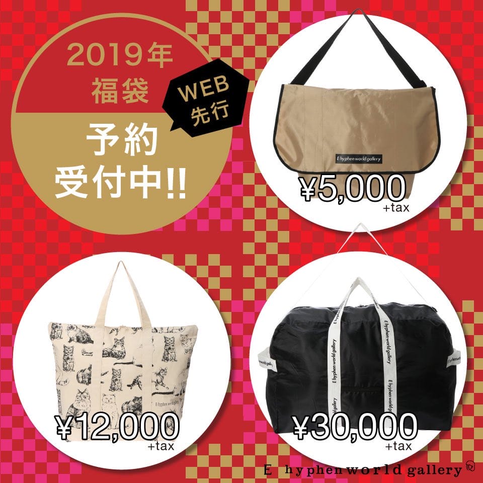 【福袋資訊】2019年日本福袋情報總整理~新增日本網友開箱~