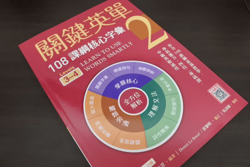 【推薦書籍】關鍵英單:108課綱核心字彙坊間單字書的尋找過