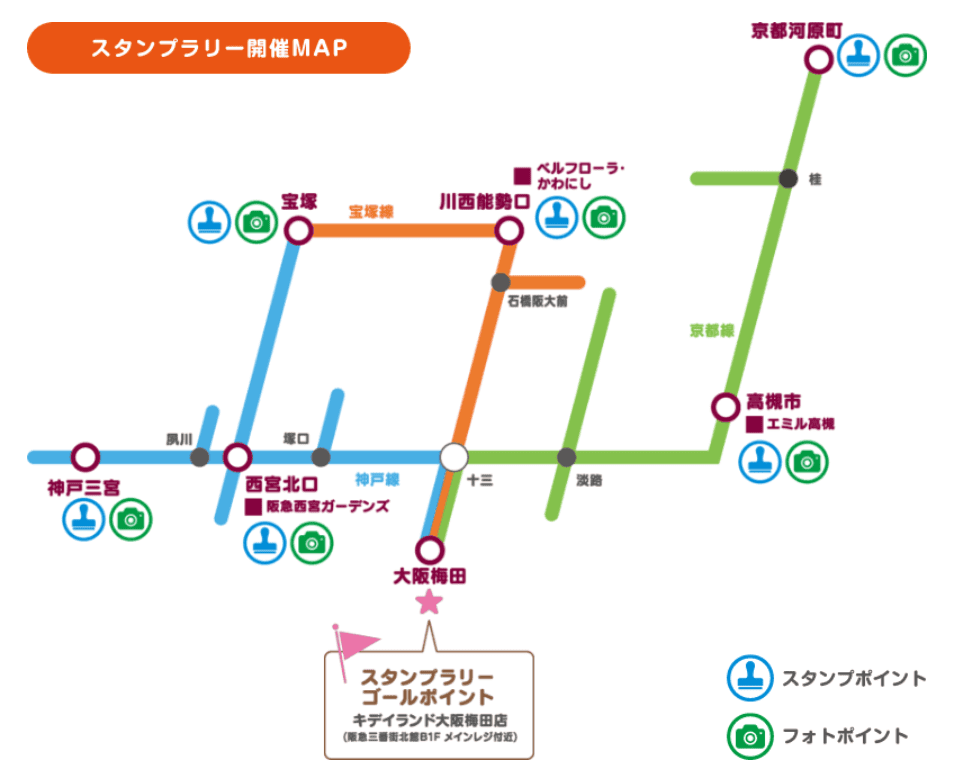 【期間限定】米菲免阪急電鐵的聯名活動~電車塗裝、紀念章戳、餐點飲食及限定商品等超多活動~