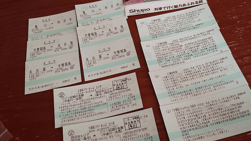 【優惠車票】木曾地區套票/フリーきっぷ~前往木曾路宿場的交通套票~