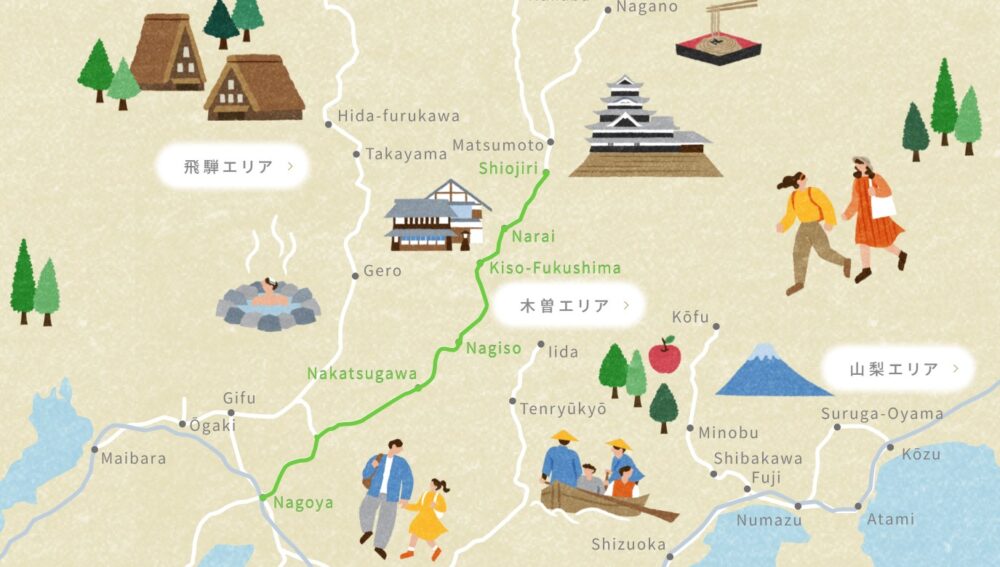 【優惠車票】木曾地區套票/フリーきっぷ~前往木曾路宿場的交通套票~