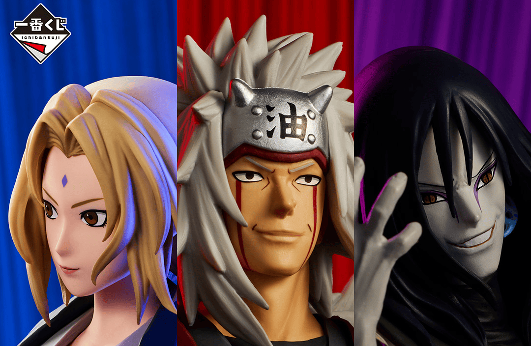 【商品情報】一番賞火影忍者疾風傳~傳說的三忍、官網ONLINE販售限定~