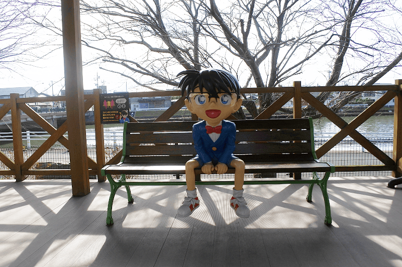 【鳥取|倉吉】柯南小鎮散策~從青山剛昌紀念館沿著柯南大道走回由良站~