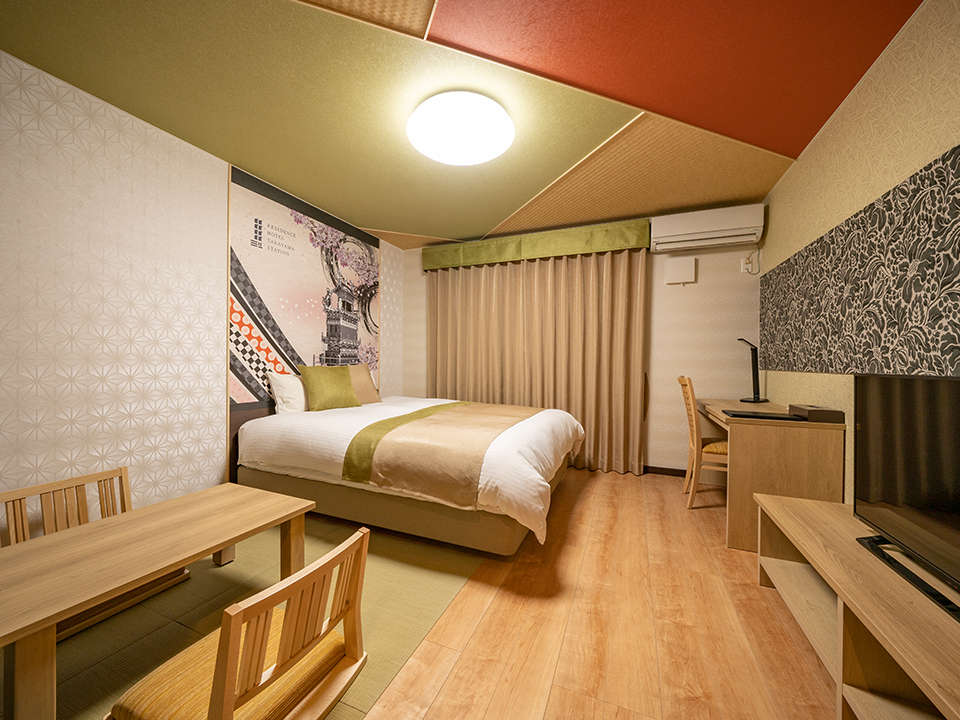 スタンダードダブルのお部屋です。