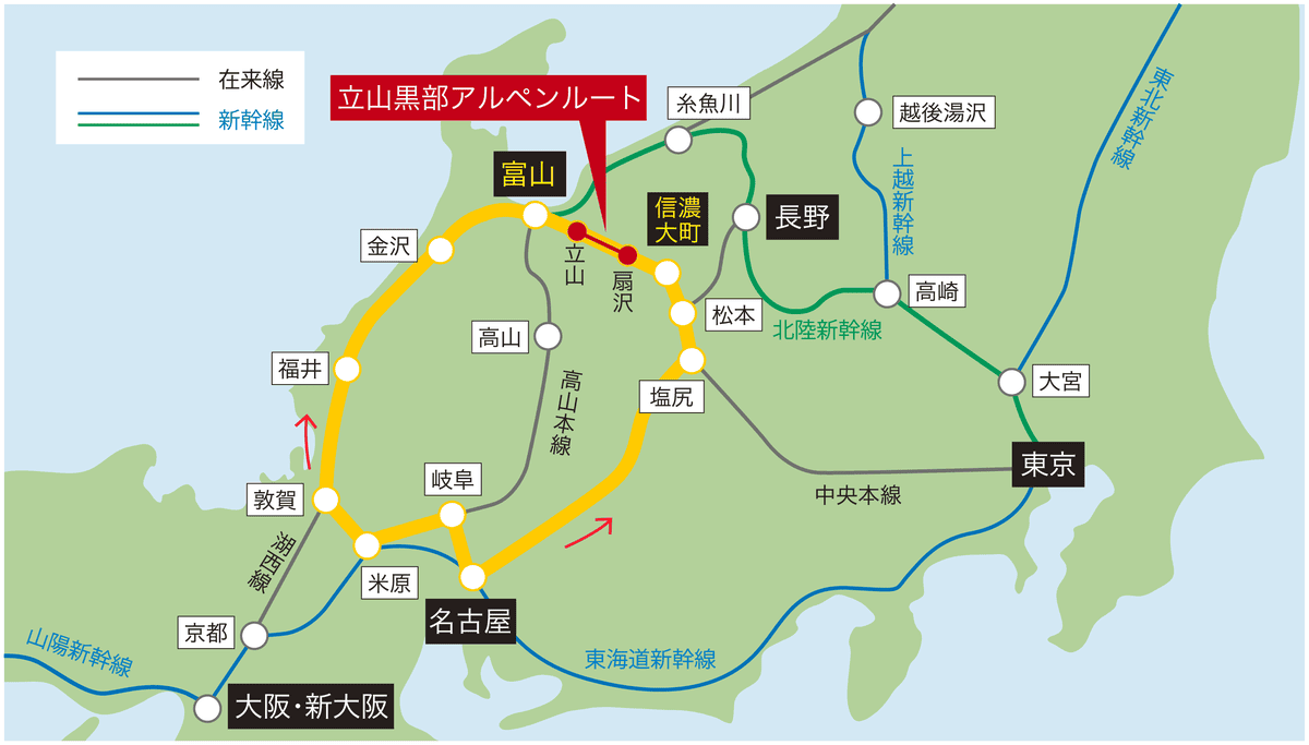 【優惠車票】使用期限長達8日的立山黑部套票アルペンきっぷ2