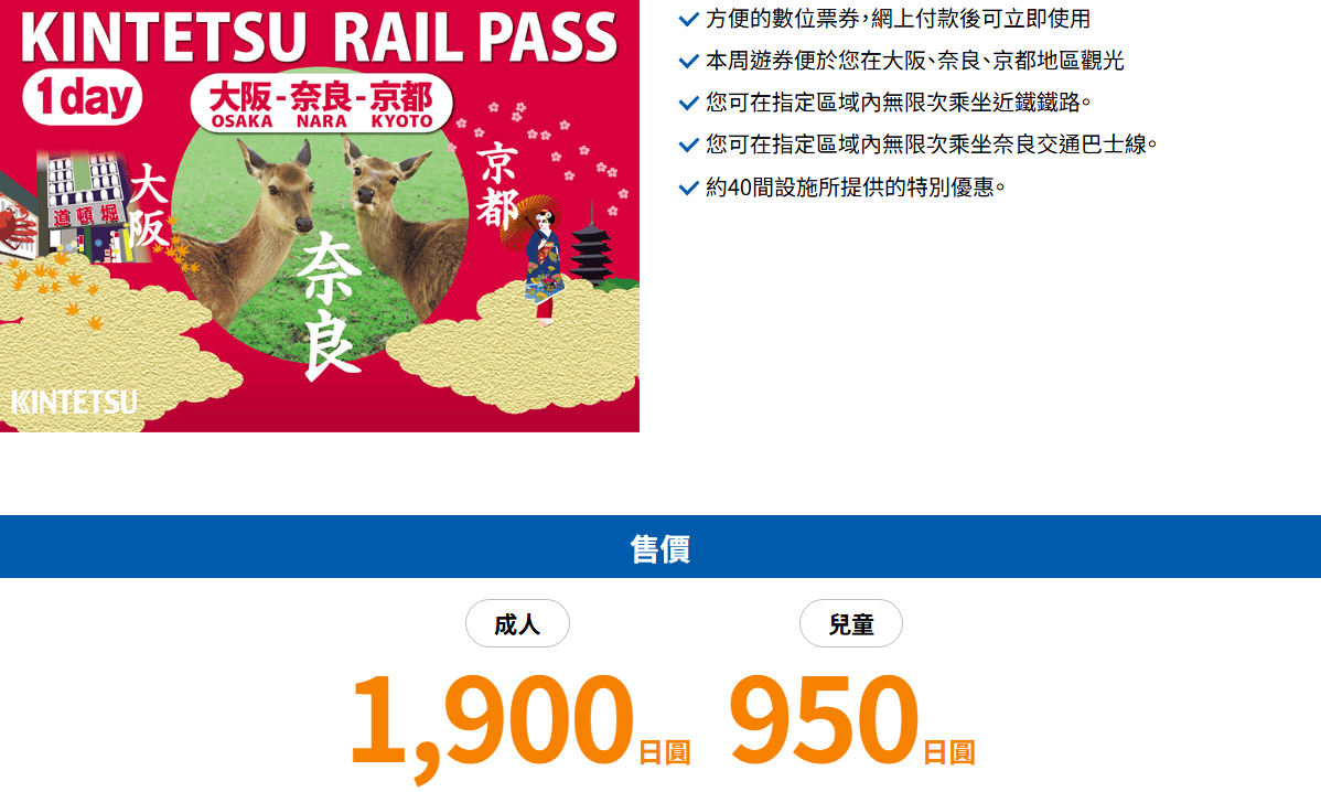 【優惠車票】CP值不錯的近鐵5日周遊券/RAIL PASS Plus~2025年4月1日改為數位票券~