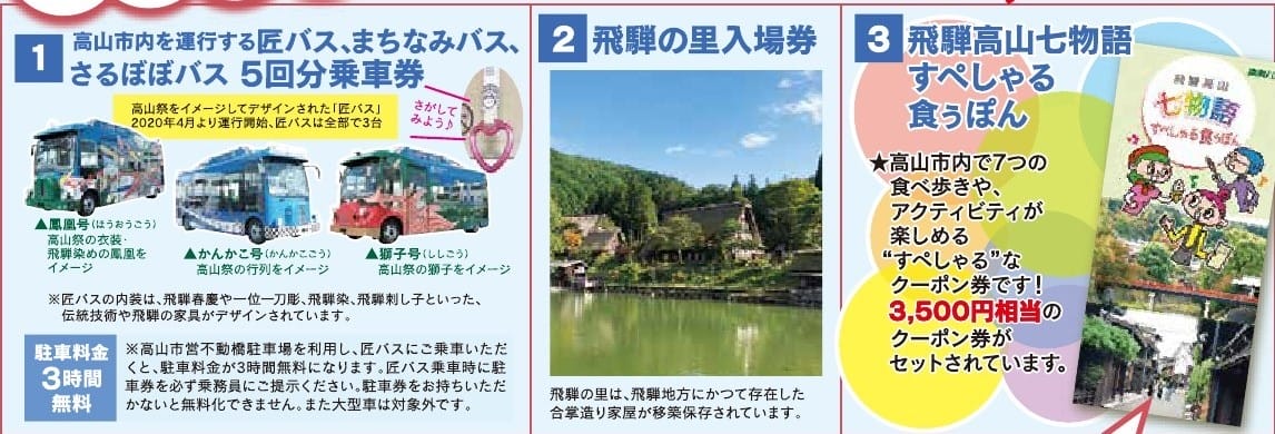 【推薦票券】飛驒高山七物語特別食事券可吃遍高山許多名物的優