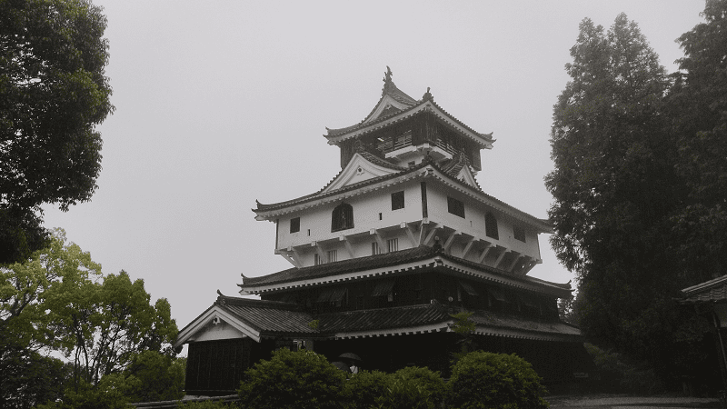 【山口岩國】在大雨中造訪百大名城之岩國城