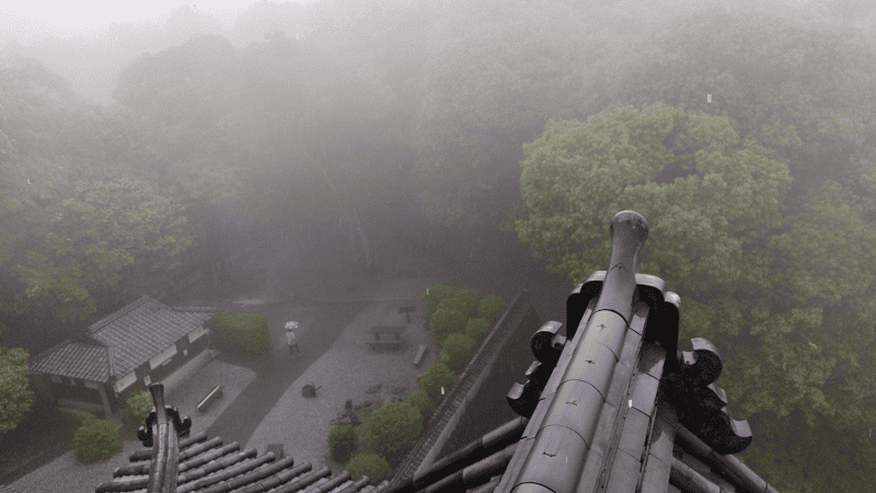 【山口岩國】在大雨中造訪百大名城之岩國城