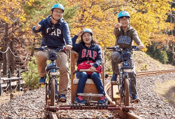 【岐阜高山】在廢棄的神岡鐵道上騎乘鐵道自行車交通方式及兩