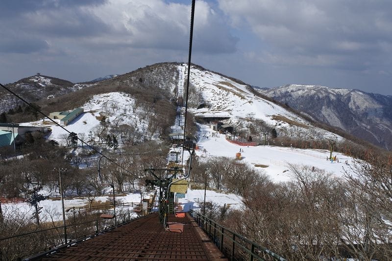 【三重湯之山溫泉】搭乘纜車前往御在所岳山頂秋有紅葉、冬有