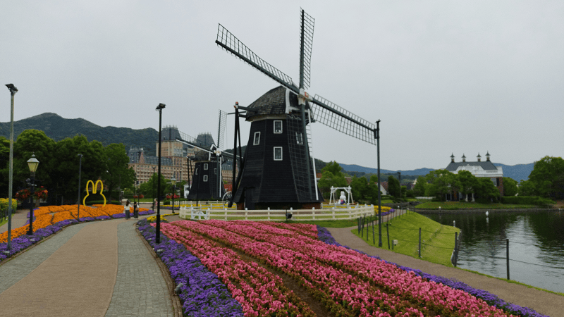 【長崎|佐世保】日本三大主題樂園之一的豪斯登堡~有中古歐州風景、VR體驗世界、夜間水舞及燈光秀~