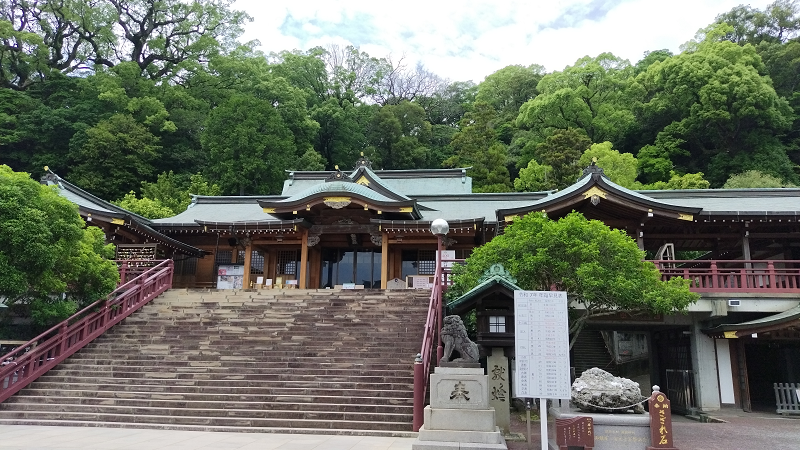 【長崎】諏訪神社~居高臨下並守護整個長崎的總氏神~ - 第1張圖 【長崎】諏訪神社~居高臨下並守護整個長崎的總氏神~
